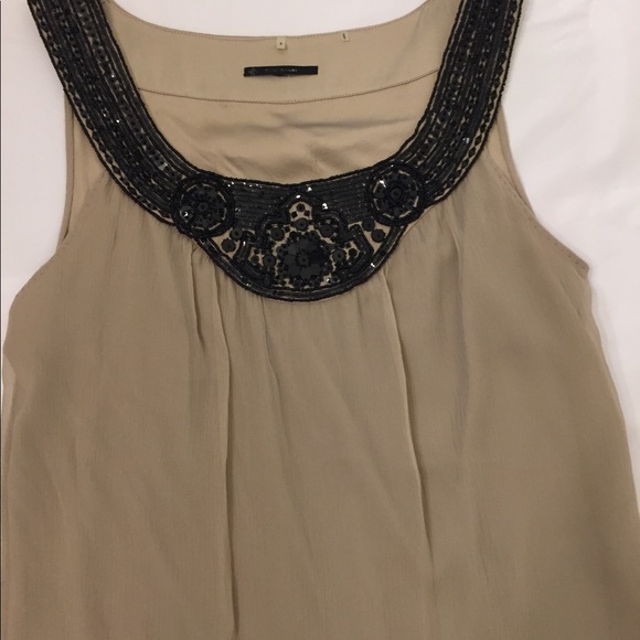 Shirt taupe with black appliqué from Nordstrom - Picture 5 of 8